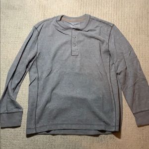 Eddie Bauer long sleeve waffle henley